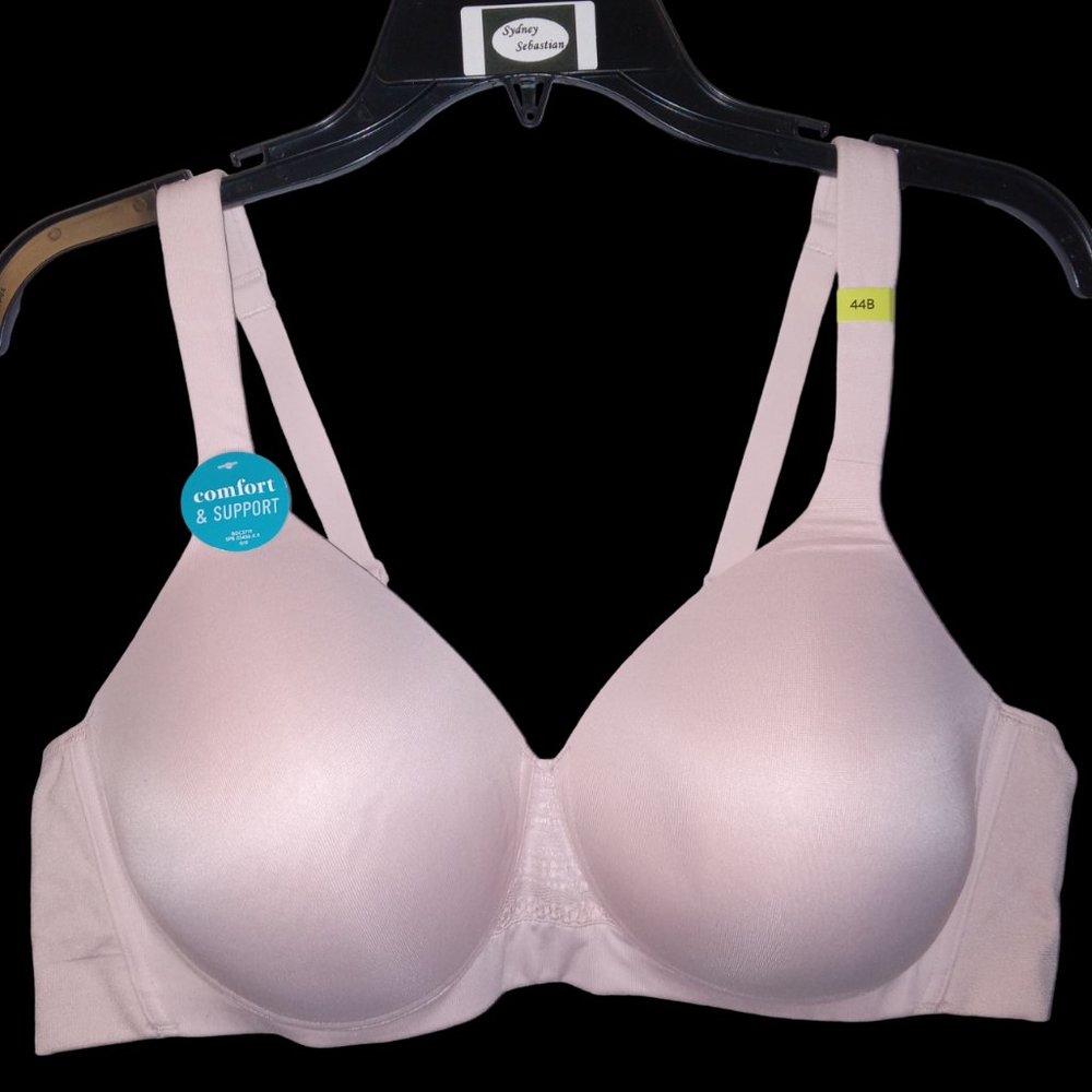 Vanity Fair® Beyond Comfort Full Figure Wireless Bra Sheer Quartz 44B NWT